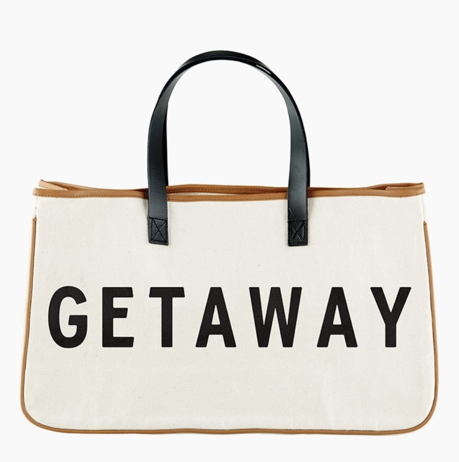 Canvas Tote - Getaway Bag - Shay B Shop
